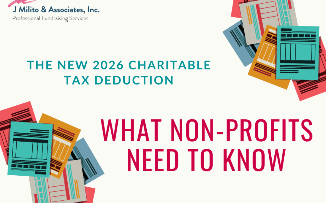 The New 2026 Charitable Tax Deduction: What Non-Profits Need to Know